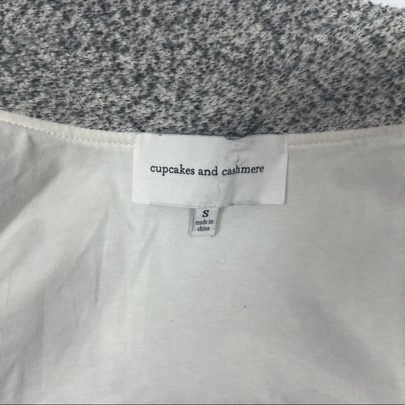 Cupcakes and Cashmere Gray Marled Jacket S - Picture 8 of 9